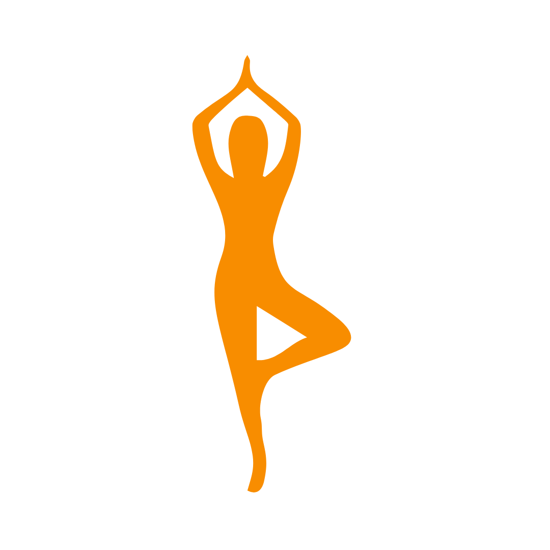 Piktogramm der Baum im Yoga
